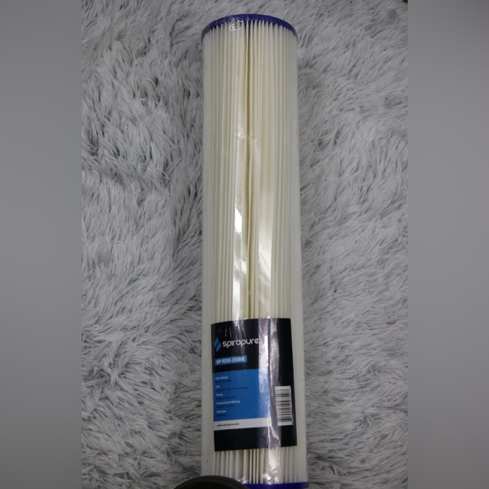 SpiroPure SP-R30-20BB 20x4.5 Pleated Polyester Filter, 30 Micron